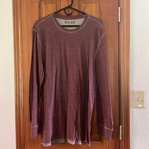 Buckle reclaim thermal long sleeve